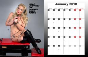 xsiteability.com - Miss Whitney Morgan January 2018 Desktop Calendar thumbnail